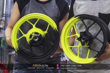 Honda MSX Wheels NEON & BLACK